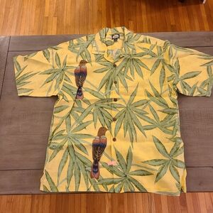 Tommy Bahama Tropical Print  Men's Linen Shirt